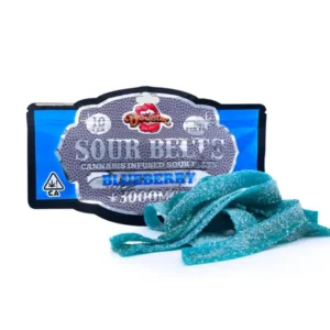 Devour Sour Belts (3000mg) – Blueberry