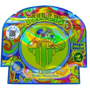 Psillys Magic Mushroom Gummies (4g) – Blue Razz
