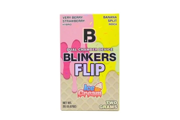 Blinkers Flip Dual Chamber Disposable (2g) – Very Berry Strawberry x Banana Split