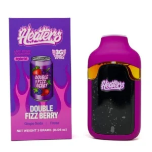 Heaters Live Resin Diamond Dual Dispo (3g) – Double Fizz Berry