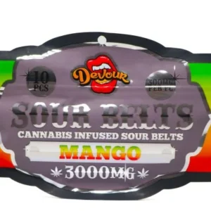 Devour Sour Belts (3000mg) – Mango
