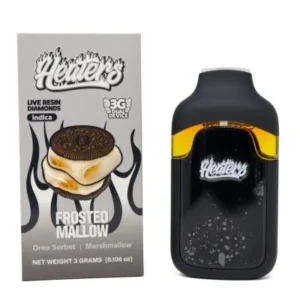 Heaters Live Resin Diamond Dual Dispo (3g) – Frosted Mallow