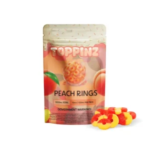 Toppinz Gummies 1500mg – Peach Rings