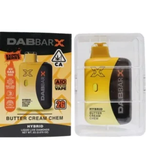 Dab Bar X AIO (2g) – Butter Cream Chem