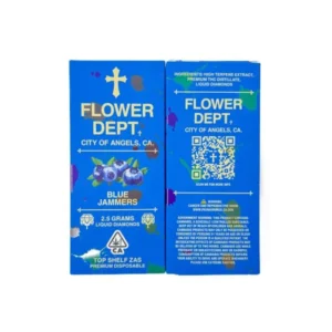 Flower Dept (2.5G) Liquid Diamond Disposable – Blue Jammers