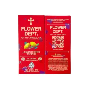 Flower Dept (2.5G) Liquid Diamond Disposable – Lemon Cherry Tropics