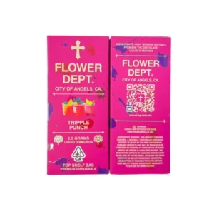 Flower Dept (2.5G) Liquid Diamond Disposable – Tripple Punch