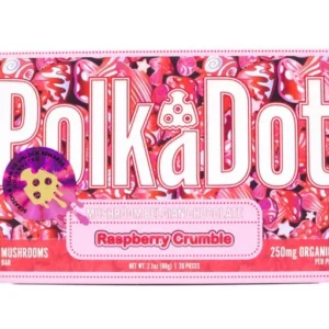Polka Dots Magic Chocolate (5g) – Raspberry Crumble