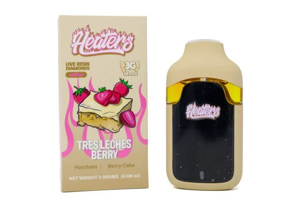 Heaters Live Resin Diamond Dual Dispo (3g) – Tres Leches Berry