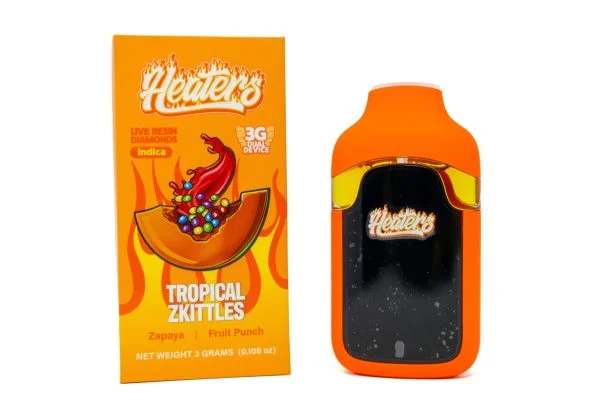 Heaters Live Resin Diamond Dual Dispo (3g) – Tropical Zkittles